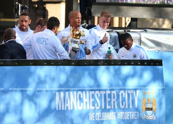 Joe Hart e Vincent Kompany (©Getty Images)