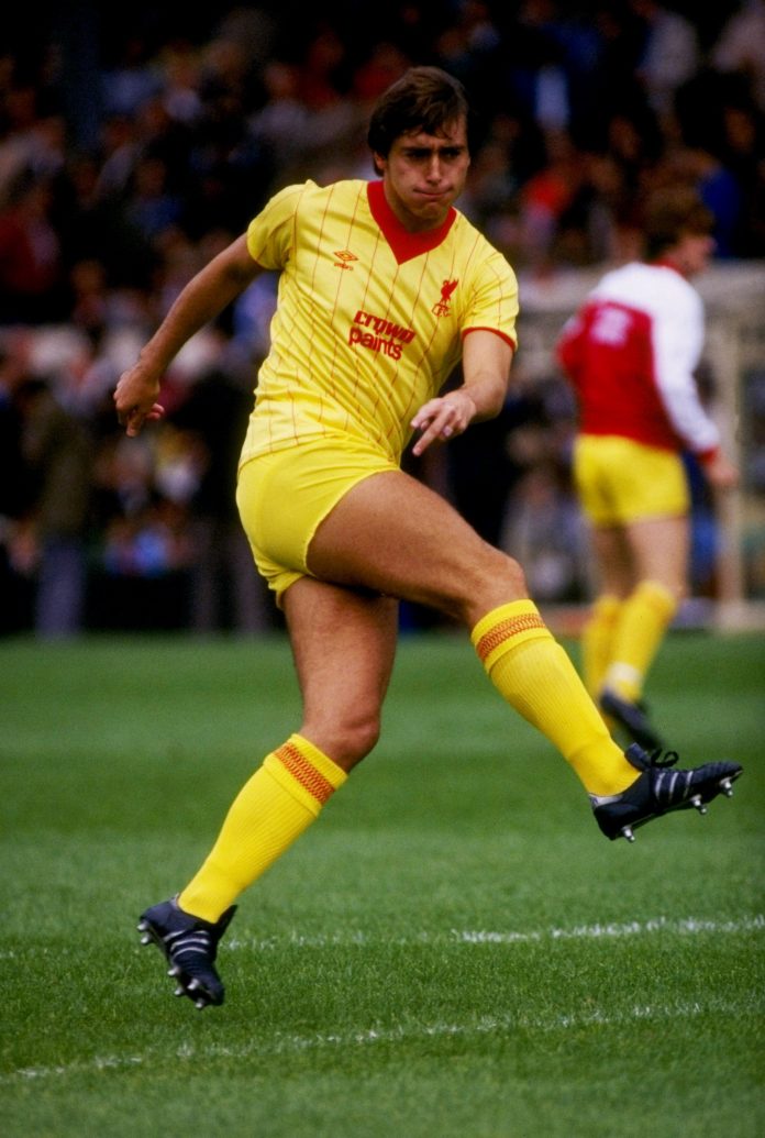 Michael Robinson of Liverpool.