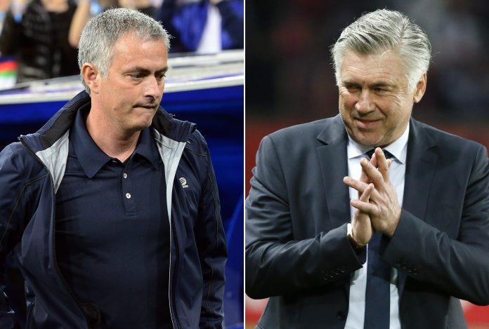 Mourinho e Ancelotti (©Getty Images)