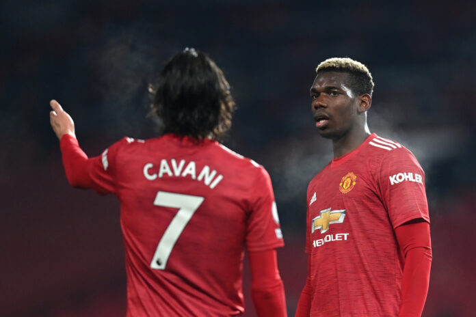 Cavani e Pogba (©Getty Images) manchester united cavani
